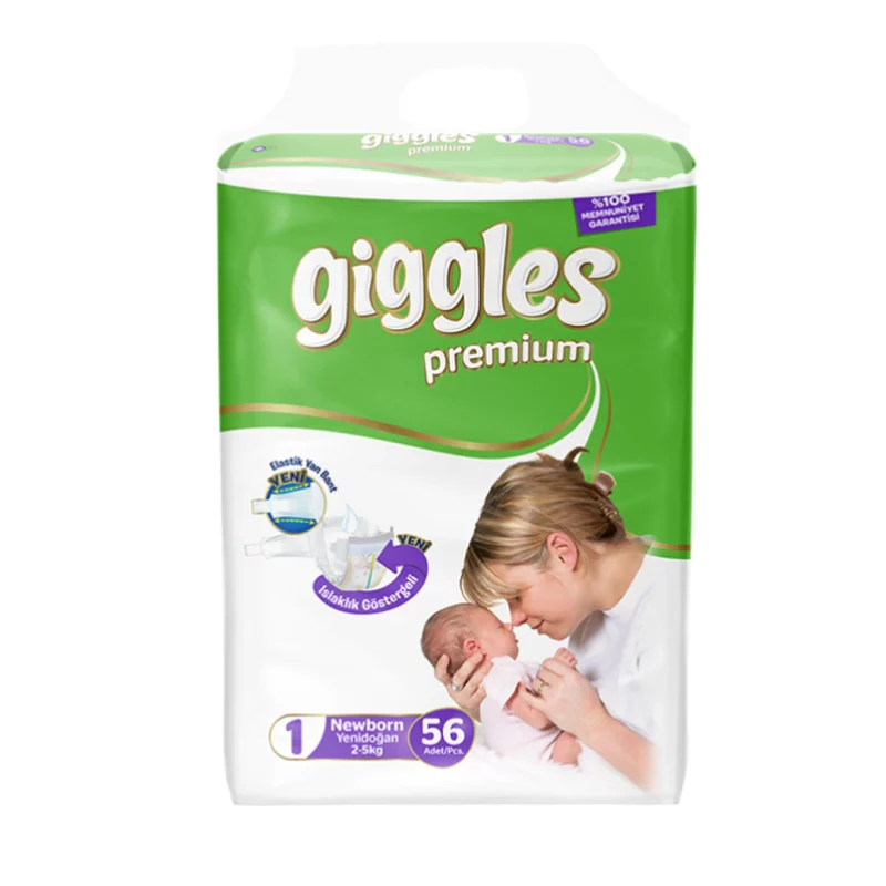 Scutece Giggles Premium 1 N1 din 56 buc.