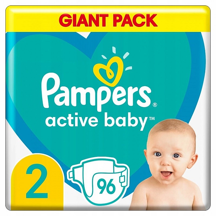 Scutece PAMPERS active baby 2 N1 din 96 4-8 kg