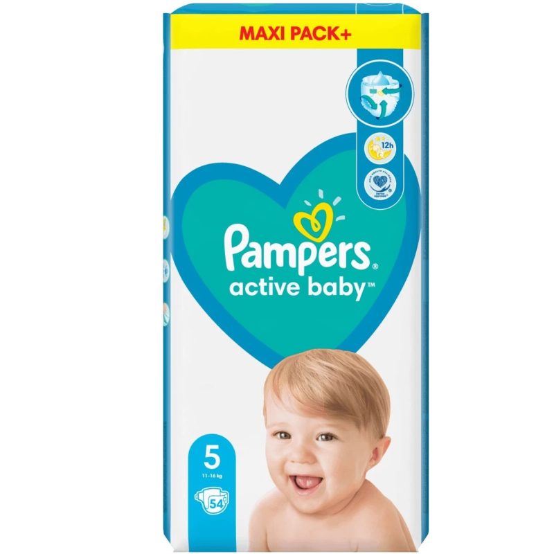 Scutece PAMPERS active baby 5  N1 din 54 11-16 kg