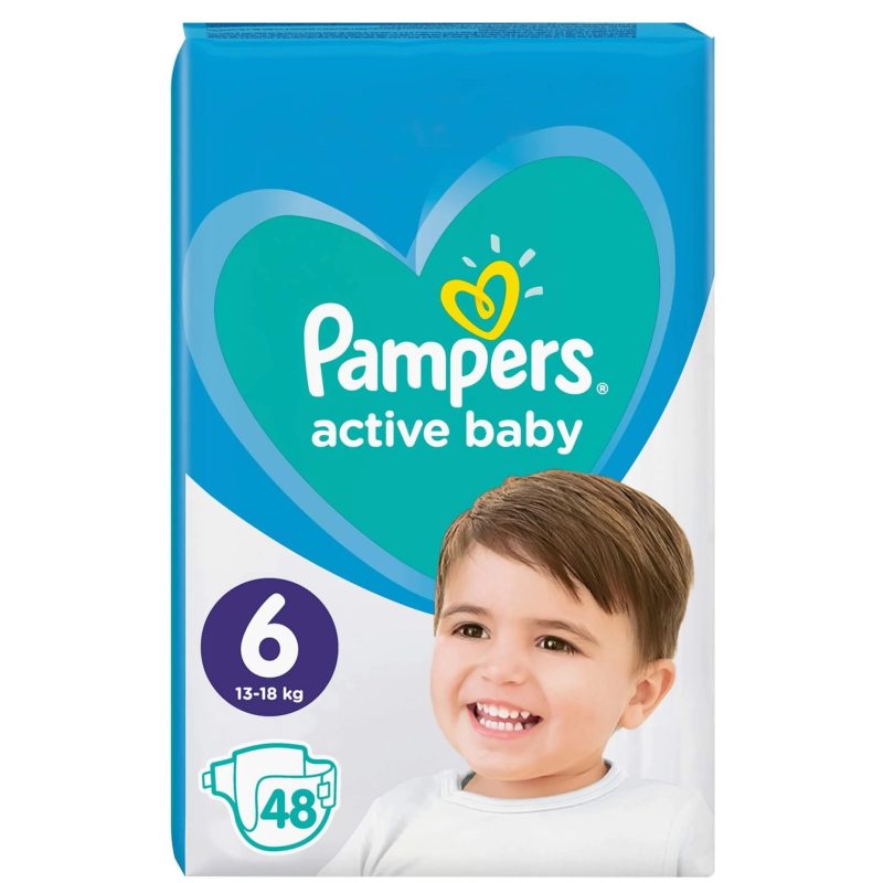 Scutece PAMPERS active baby 6 N1 din 48 13-18 kg