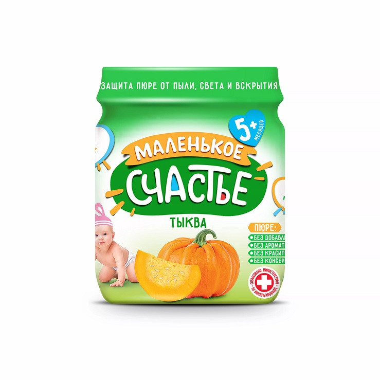 MS Piure pt copii Bostan 90gr (5+)