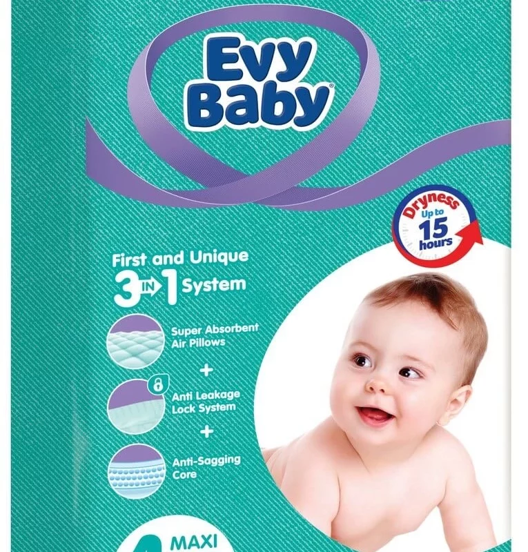 Scutece EvyBaby 4 Maxi N1 din 58 (7-18 kg)
