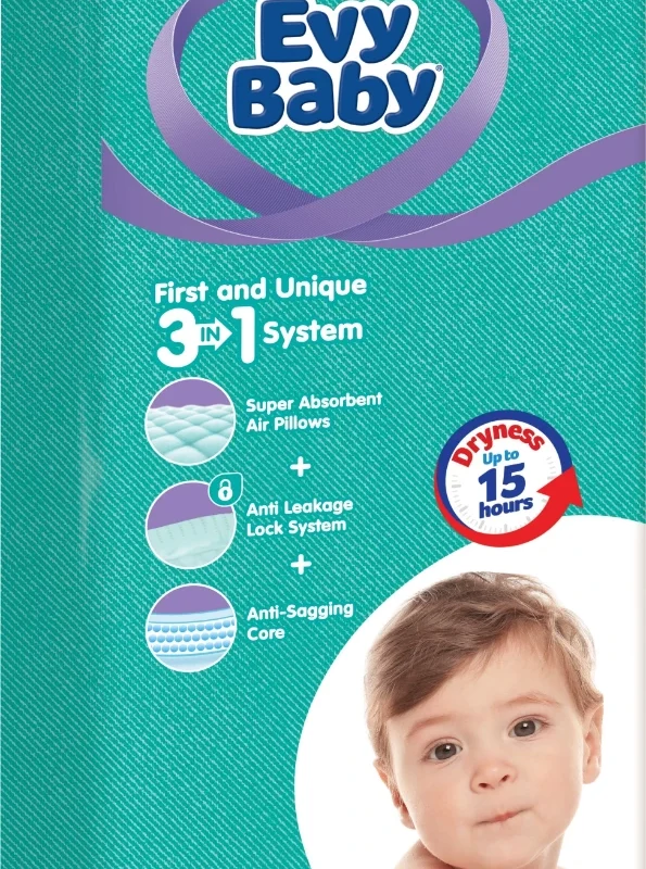 Scutece EvyBaby 5 Junior N1 din 46 (11-25 kg)