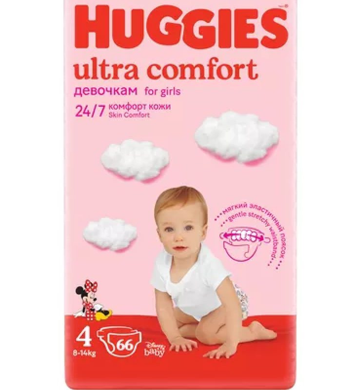 Scutece Huggies Ultra Comfort Universal 4 N1 din 66 (8-14kg)