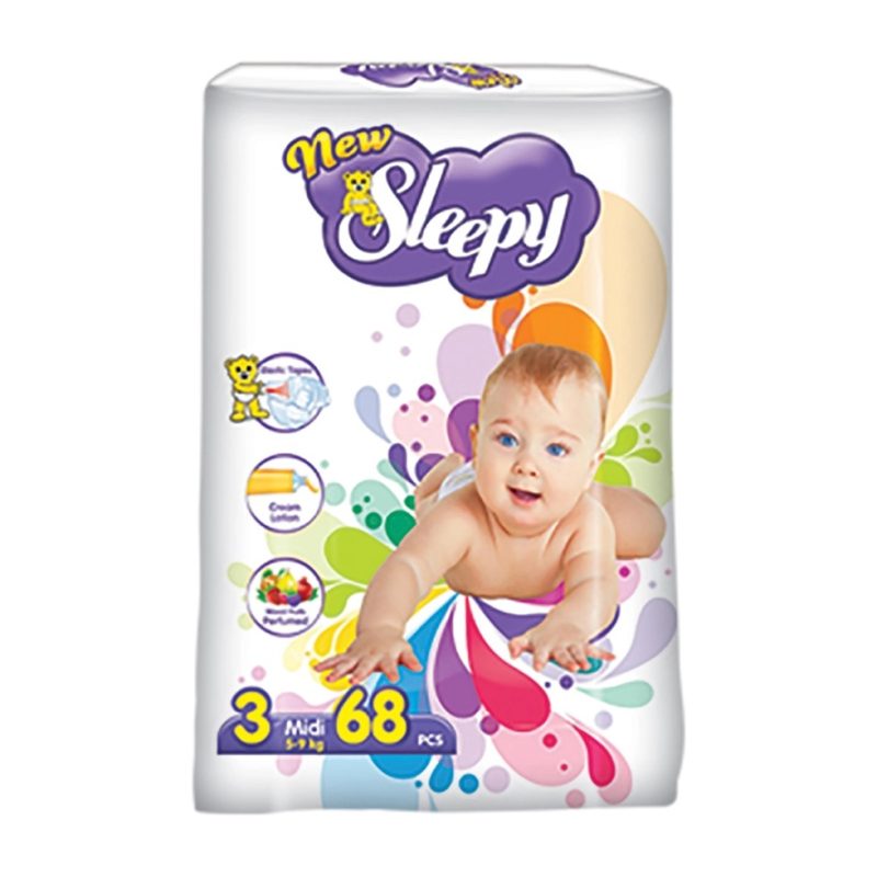 Scutece Sleepy 3 Midi N1 din 68 (5-9kg)